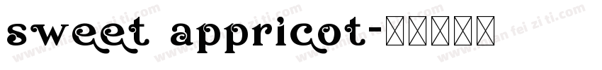 sweet appricot字体转换
